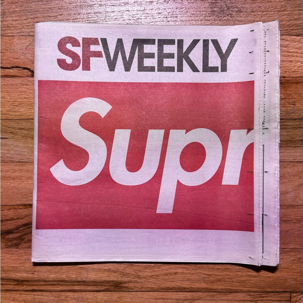 Supreme SF Weekly 2019 Newspaper